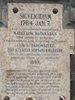 Mádéfalvi veszedelem emlékművének felirata